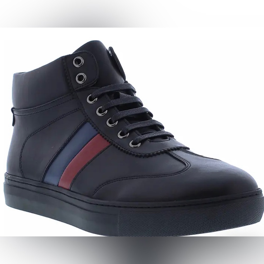 ENGLISH LAUNDRY NIB Luxury Colorblock Stripe High Top Platform Sneaker Size 11M
